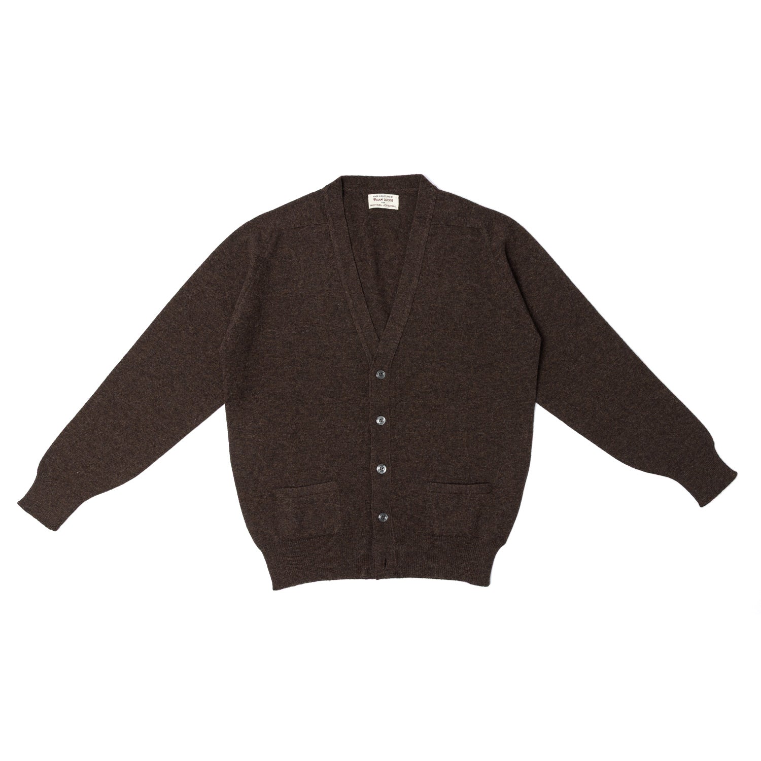 Cardigan "Leven Cardigan" made of Geelong Lambswool - 2 Ply